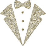 KBN bow tie logo gold 1810